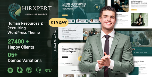 Hirxpert – Human Resources & Recruiting WordPress Theme 2.0.1