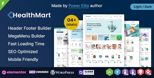 HealthMart – Pharmacy and Medical Store Healthy WordPress Theme