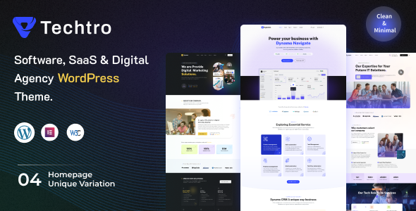 Techtro – Software & Digital Agency WordPress Theme