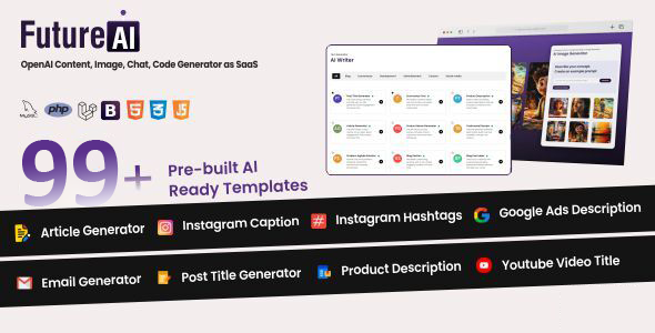 Future Ai – OpenAI Content, Image, Chat, Code Generator as SaaS 2.2