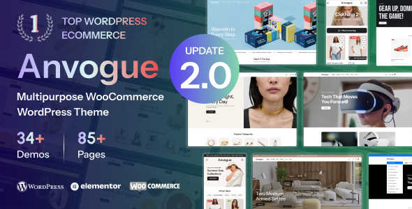 Anvogue – Multipurpose WooCommerce WordPress Theme 2.0.2