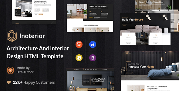Inoterior – Architecture & Interior Designer Html5 Template 6.2