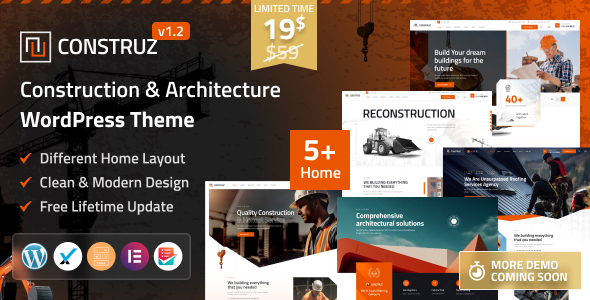 Construz – Construction & Architecture WordPress Theme
