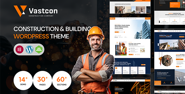 Vastcon – Construction & Building WordPress Theme 1.0.1
