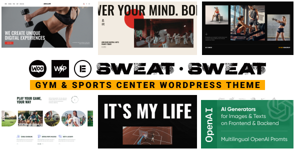Sweat – Gym & Sports Center WordPress Theme 1.1