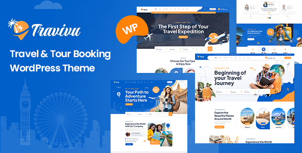 Travivu – Travel & Tour Booking WordPress Theme 1.0.4