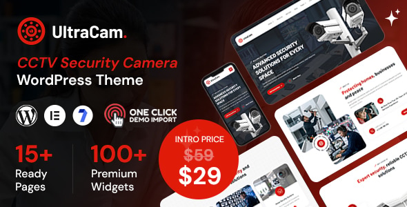 Ultracam – CCTV Security Camera WordPress Theme