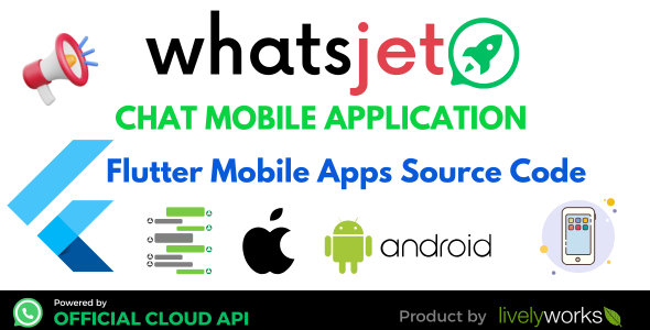 WhatsJet Flutter Chat Apps Source Code – Android & iOS – Mobile Apps 1.2