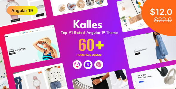 Kalles –  Angular 19 eCommerce Template