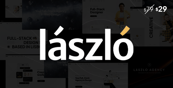 Laszlo – Creative Agency & Portfolio WordPress Theme