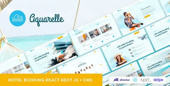 Aquarelle – Hotel Booking NextJs Directus CMS Template