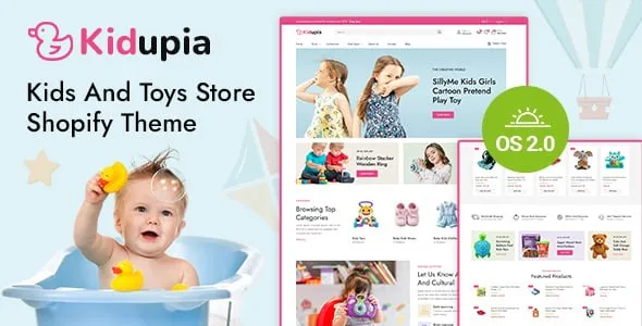 Kidupia – Kidswear & Toy Store Shopify 2.0 Responsive Theme