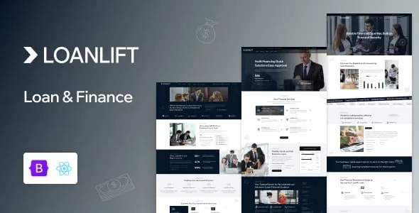 Loanlift – Loan & Finance React Template