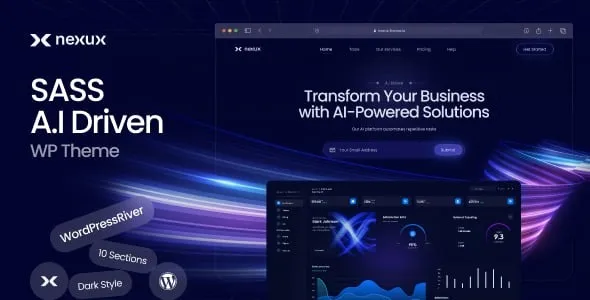 Nexux – AI Saas Landing Page WordPress Theme 1.0.3