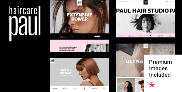 PaulHair – Hair Salon and Hairdresser WordPress Theme