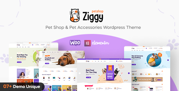 Ziggy – Pet Shop WordPress Theme 1.3.6