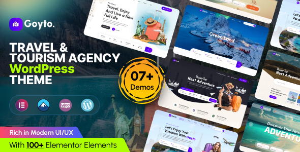 Goyto – Travel WordPress Theme 1.0.6
