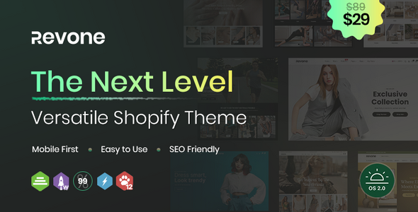 Revone – Next Level Versatile Shopify Theme 1.3.1