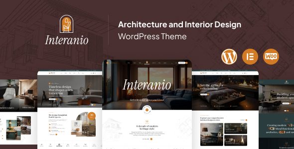 Interanio – Architecture and Interior Design WordPress Theme 1.0.3
