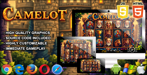 Camelot – HTML5 Slot Machine