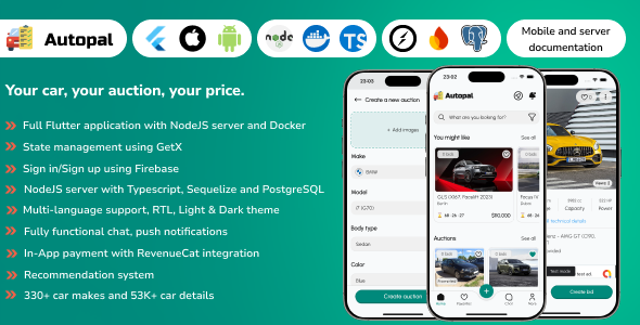 Autopal – Car auctions (Full Application)