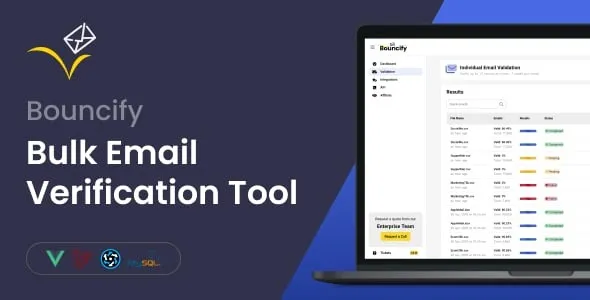 Bouncify | Bulk Email Verification & Lead Management Platform (SaaS) 1.2.5