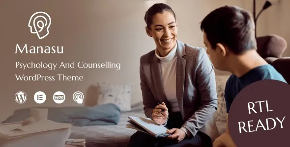 Manasu – Psychology and Counseling WordPress Theme 1.0.4