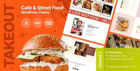 Takeout – Cafe & Fast Food WordPress Theme 1.3