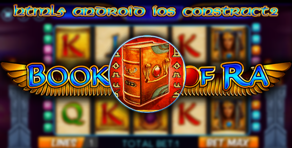 Book of Ra – slot machine html5, construct 2