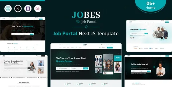 Jobes – Job Portal React Next JS Template