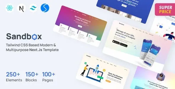Sandbox – Modern & Multipurpose NextJs Template