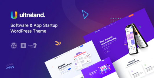 Ultraland – Software & App Startup WordPress Theme