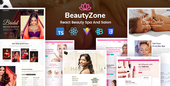 BeautyZone – React Beauty Spa Salon Template