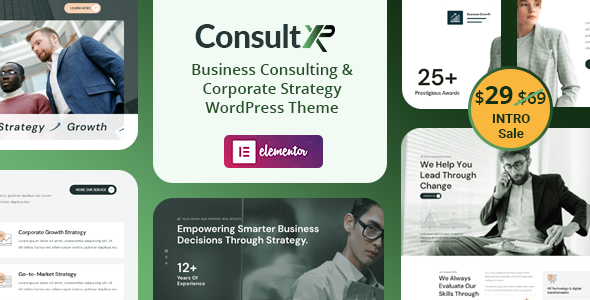 Consultxp – Business Consulting & Strategy WordPress Theme 1.0.1
