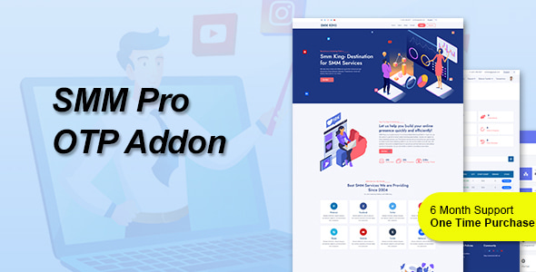 SMM Pro – Social Media Marketing CMS OTP Addon