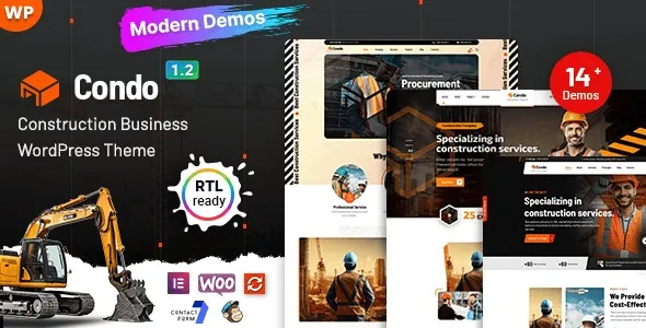 Condo – Construction WordPress Theme