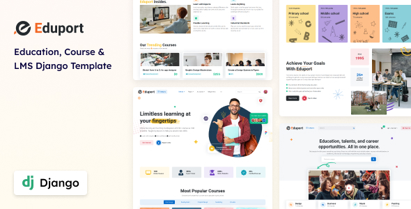 Eduport – Django LMS, Education and Course Template