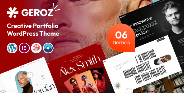 Geroz – Creative Portfolio & Digital Agency WordPress Theme 1.0.1