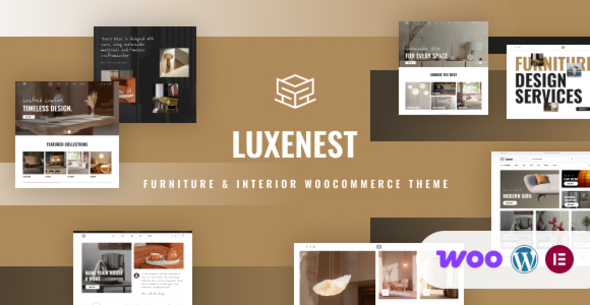 LuxeNest – Furniture & Interior WooCommerce WordPress Theme