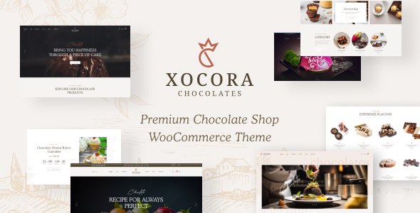 Xocora – Food Bakery WooCommerce WordPress Theme 1.3.1