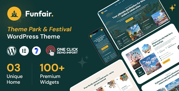 Funfair – Water & Amusement Park WordPress Theme