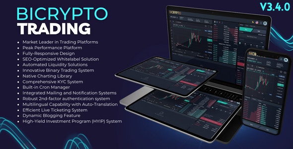 Bicrypto – Crypto Trading Platform, Binary Trading, Investments, Blog, News  More! 5.6.0