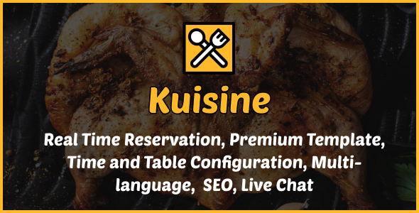 Kuisine – Restaurant Table Booking & Menu Management