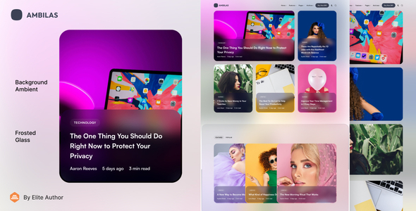Ambilas – Ambient Blog & Magazine WordPress Theme 1.1