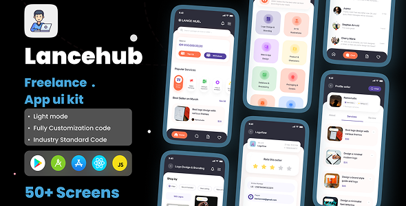 Lancehub – Freelance App React Native Expo Ui Kit