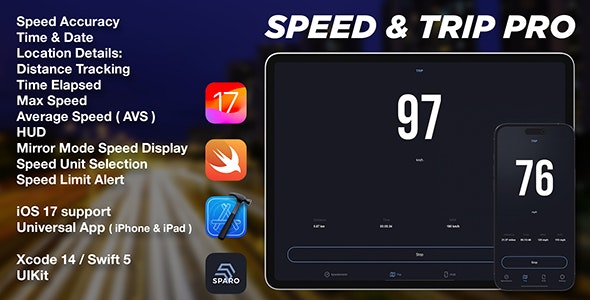 SpeedTrip Pro App for iOS – Swift Based, Full Source Code