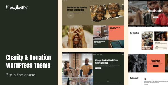 KindHeart – Charity and Donation WordPress Theme