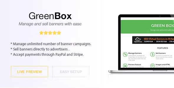 Green Box – Standalone Script – Manage and Sell Banners 3.08