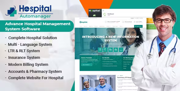 Hospital AutoManager | Advance Hospital Management System Software 2.0