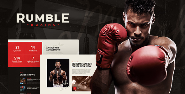 Rumble | Boxing & Martial Arts Fighting MMA Theme 1.4.5